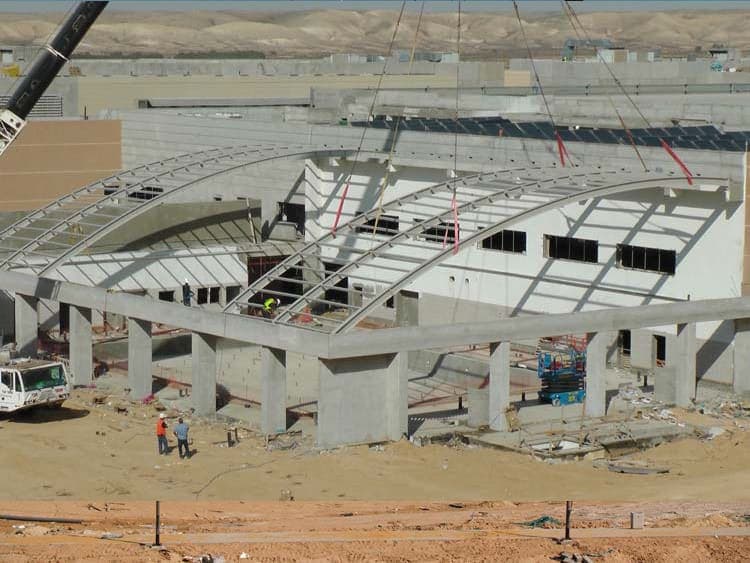 קירוי בריכת השחיה בעיר הבה"דים — 3