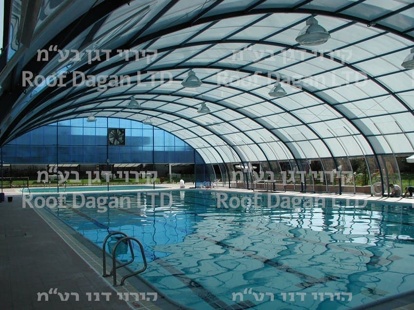 קירוי בריכה קיבוץ טללים