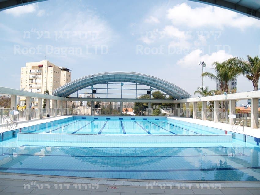 קירוי מונע בריכת קריית אונו