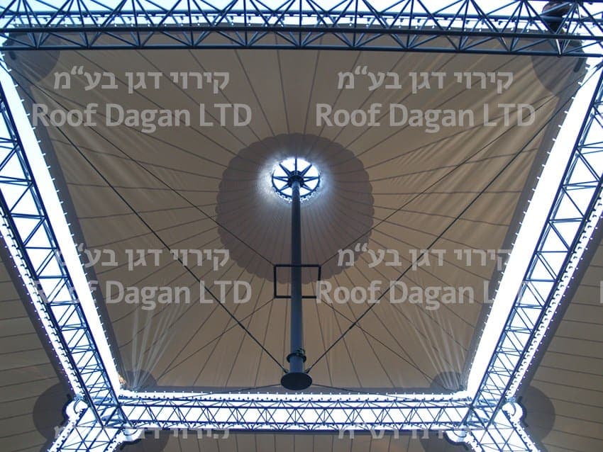 קירוי ממברנות בפארק רמת גן — 2
