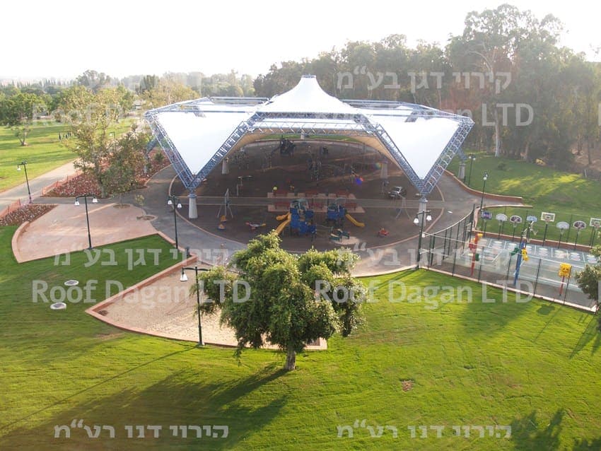 קירוי ממברנות בפארק רמת גן — 4