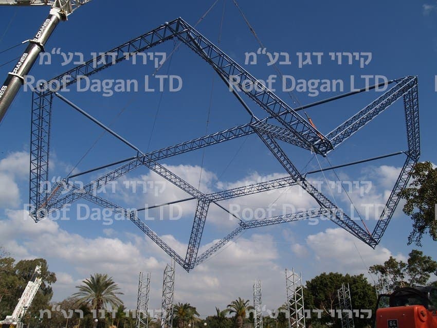 קירוי ממברנות בפארק רמת גן — 6
