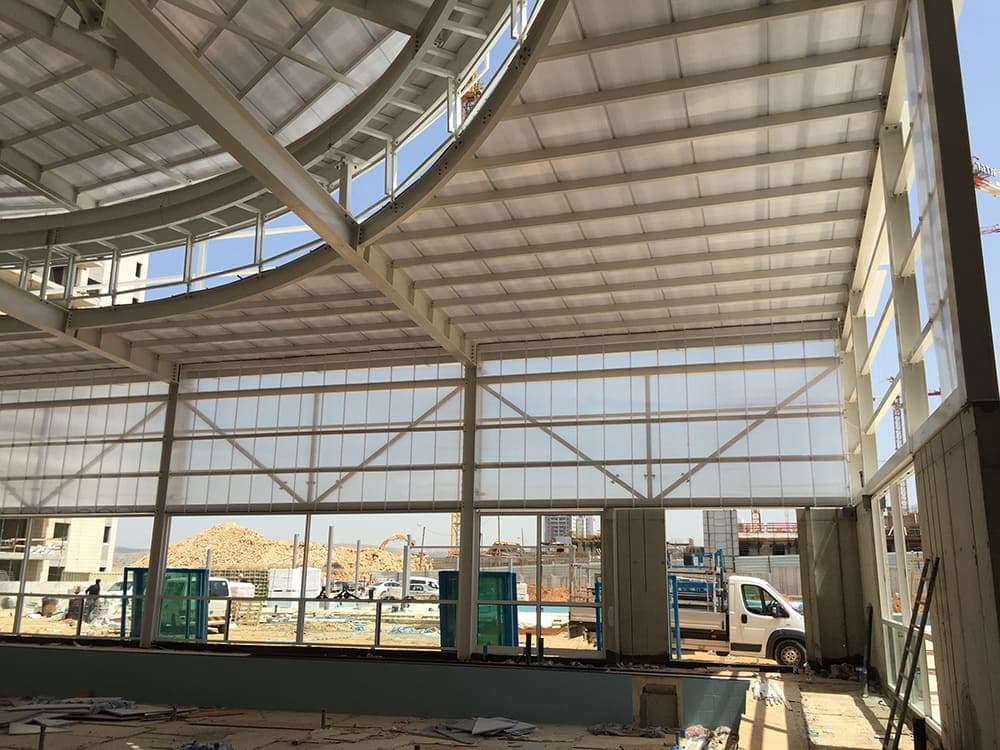 קירוי בריכת השחייה בראש העין — 3