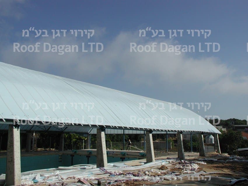שתולה קירוי בריכה קבוע — 2