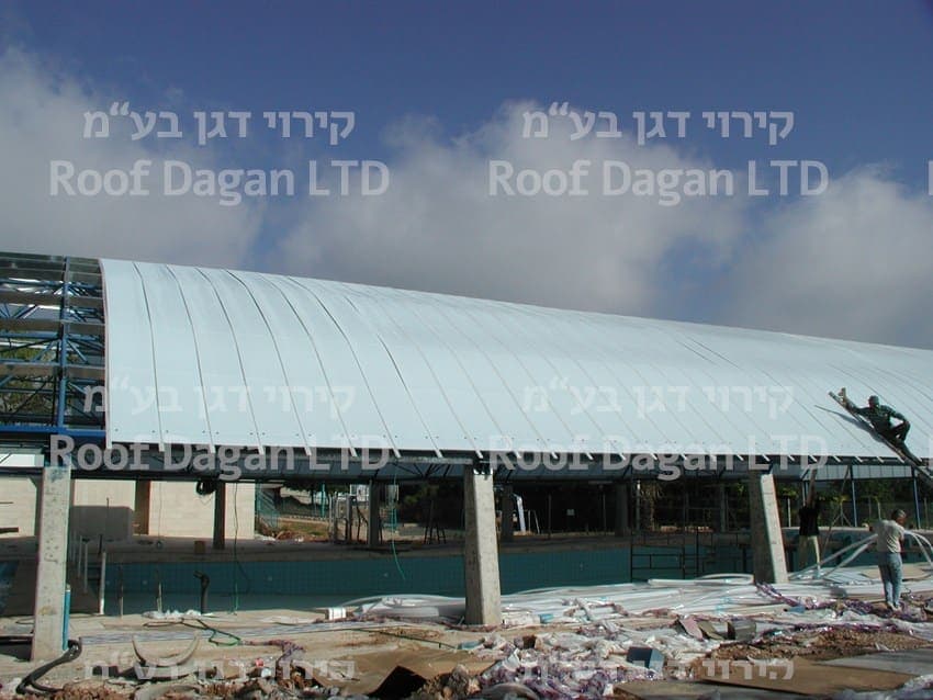 שתולה קירוי בריכה קבוע — 3